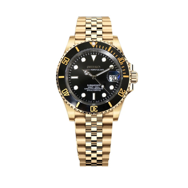 SEIKOMARINER BLACK GOLD