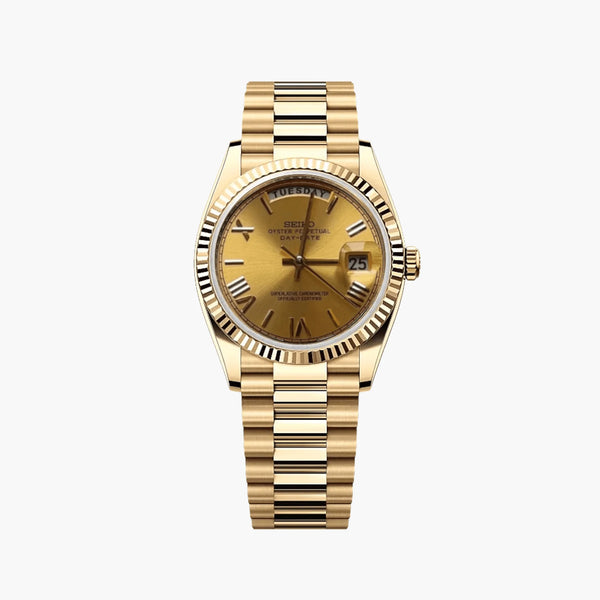 SEIKODATE GOLD ROMAN